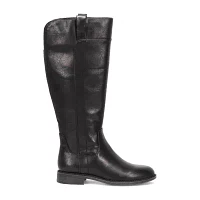 Frye and Co. Womens Giovanna Stacked Heel Riding Boots