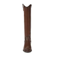 Frye and Co. Womens Sheldon Stacked Heel Cowboy Boots