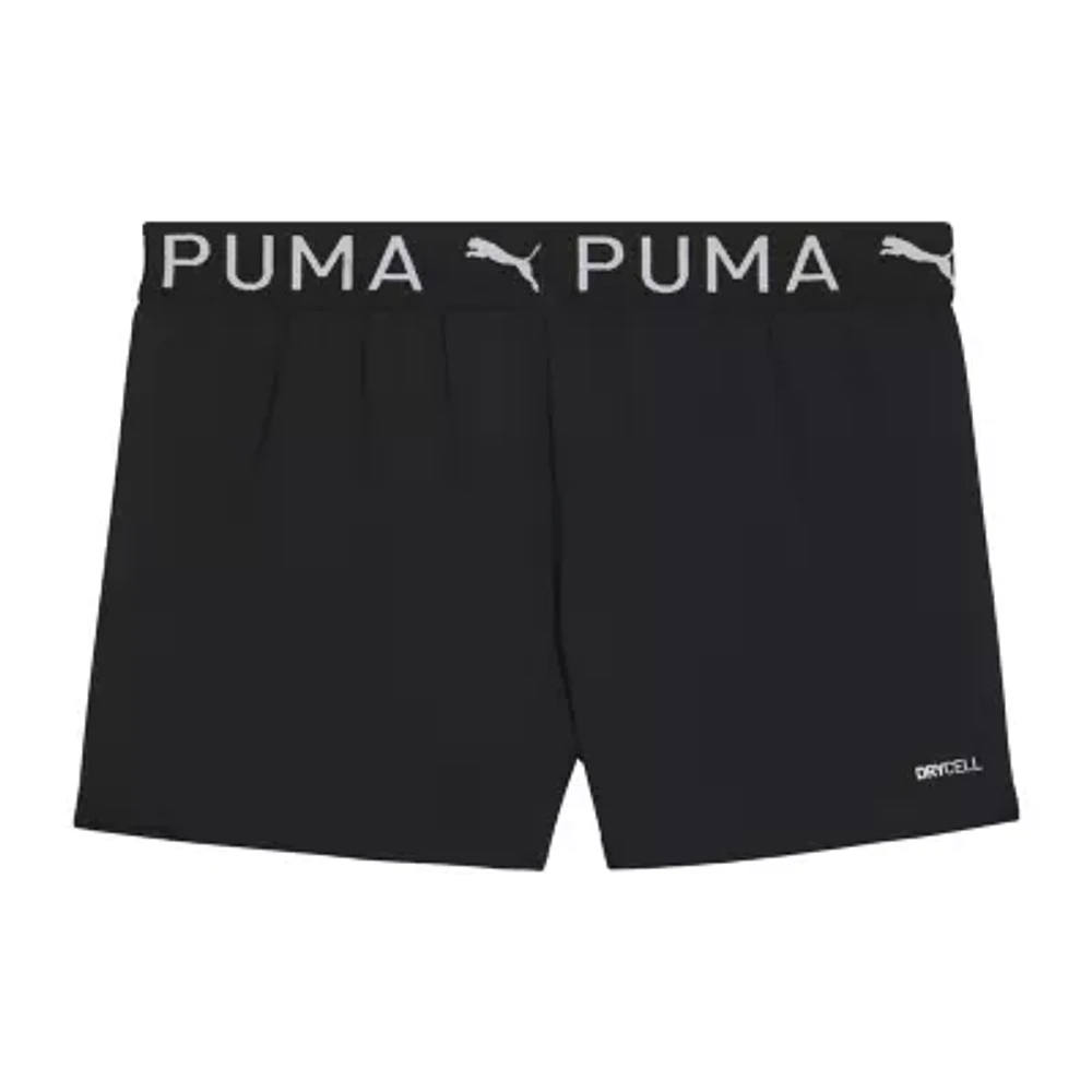 PUMA Big Girls Moisture Wicking Workout Shorts