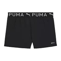 PUMA Big Girls Moisture Wicking Workout Shorts