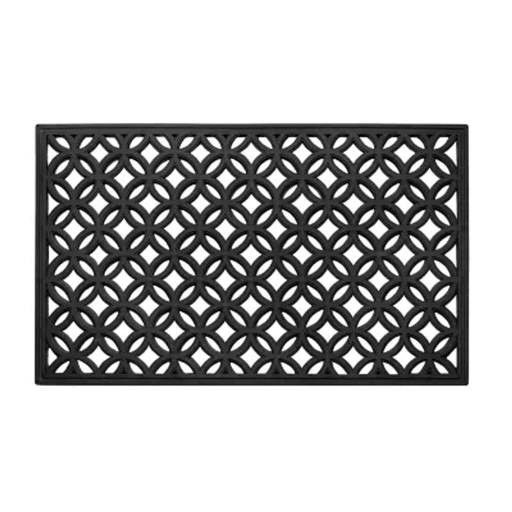 Achim Wrought Iron Rubber 18"X30" Doormat