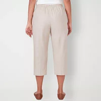 Alfred Dunner Garden Party Mid Rise Capri Pants