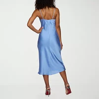 B. Smart Womens Sleeveless Midi Slip Dress Juniors