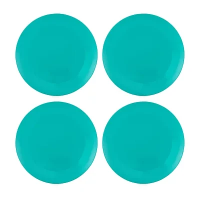 Turquoise Sun 4-pc. Melamine Dinner Plate