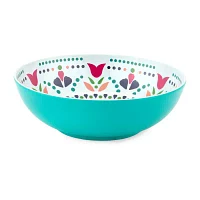 Turquoise Sun Medallion 4-pc. Melamine Pasta Bowl