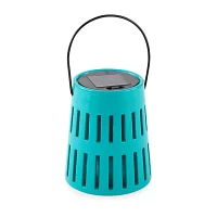 Turquoise Sun Ceramic Solar Lanterns
