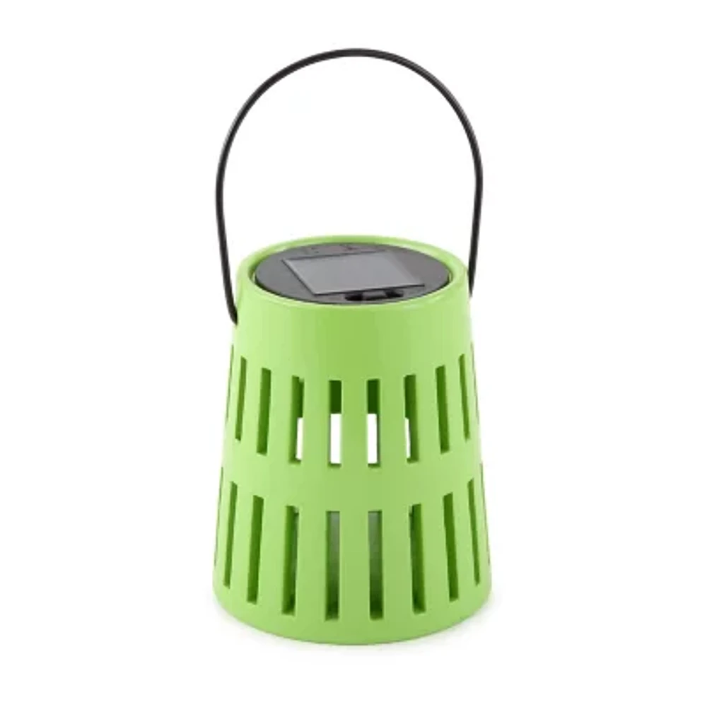 Turquoise Sun Green Ceramic Solar Lanterns