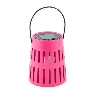 Turquoise Sun Pink Ceramic Solar Lanterns