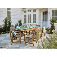 Turquoise Sun Leaf Print Table Runners