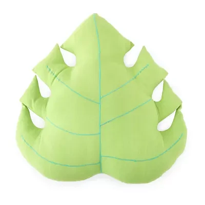 Turquoise Sun Monstera Deck Throw Pillows