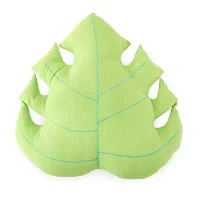 Turquoise Sun Monstera Deck Throw Pillows