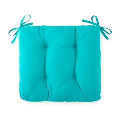 Turquoise Sun Solid Patio Seat Cushions