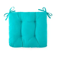 Turquoise Sun Solid Patio Seat Cushions