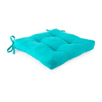 Turquoise Sun Solid Patio Seat Cushions