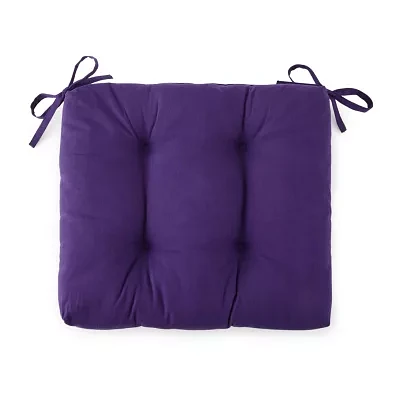 Turquoise Sun Solid Ink Patio Seat Cushions