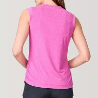 Free Country Womens V Neck Sleeveless Tank Top