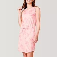 Free Country Womens Short Sleeve Floral Sundress