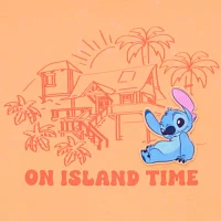 Juniors Lilo And Stitch The Movie Off Shoulder Womens Boat Neck Short Sleeve & Graphic T-Shirt