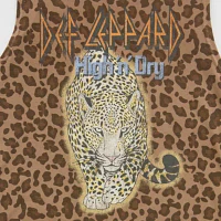New World Juniors Def Leppard High N' Dry Fringe Tank Womens Crew Neck Sleeveless Graphic T-Shirt