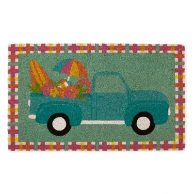 Mohawk Home Summertime Pickup Coir Indoor Outdoor Rectangular Doormats