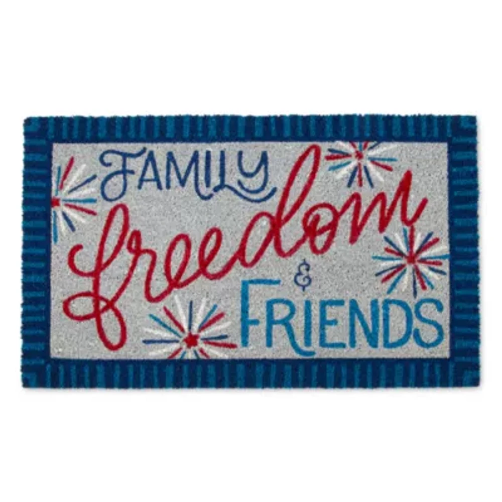 Mohawk Home Family Freedom Friends Coir Indoor Outdoor Rectangular Doormats