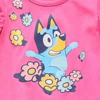 Happy Threads Baby Girls 2-pc. Bluey Legging Set