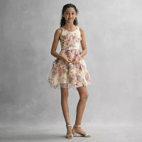 Rare Editions Big Girls Sleeveless Flower Girl Fit + Flare Dress