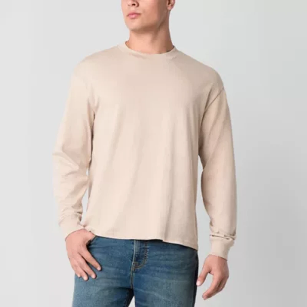 Arizona Mens Crew Neck Long Sleeve T-Shirt