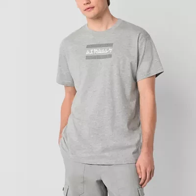 Airwalk Mens Round Neck Short Sleeve Regular Fit Graphic T-Shirt