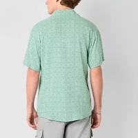Airwalk Mens Short Sleeve Button-Down Shirt