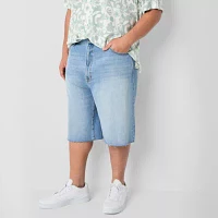 Arizona 12" Mens Big and Tall Denim Short