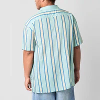 Arizona Big and Tall Mens Short Sleeve Camp Shirt