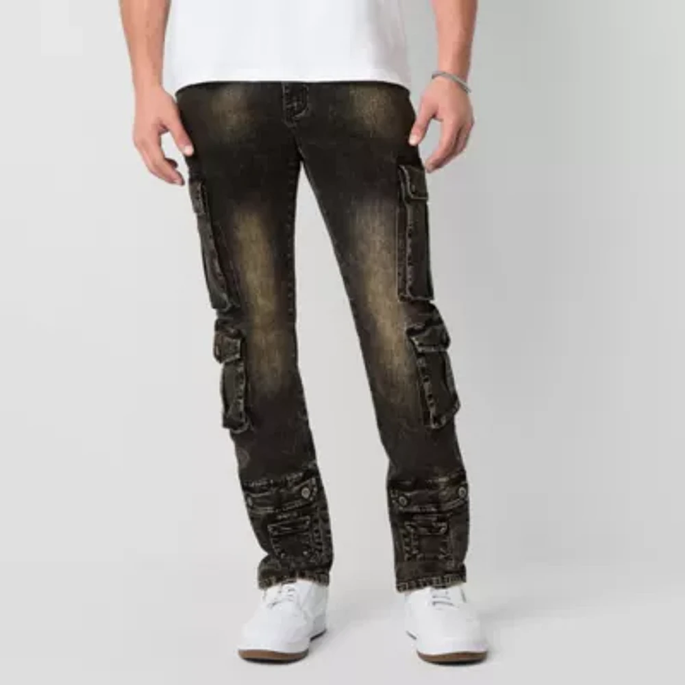 Forever 21 Cargo Denim Mens Slim Fit Jean