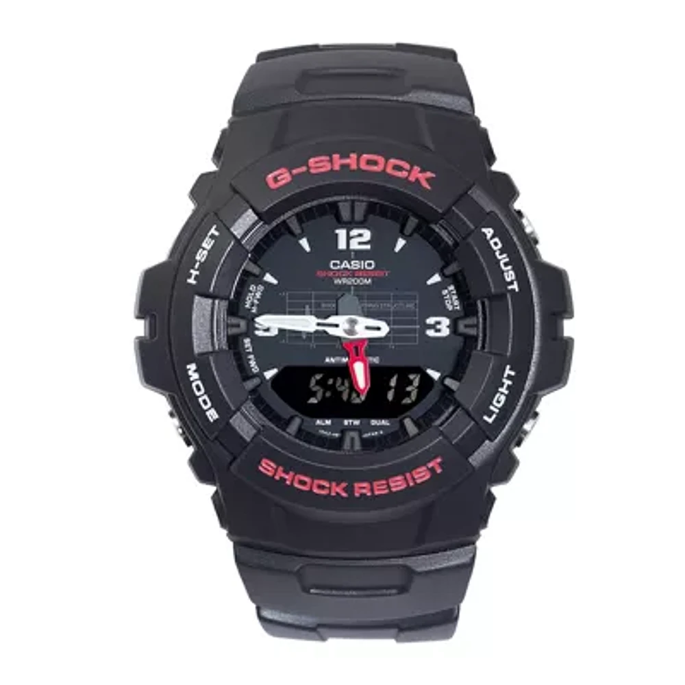 Casio G-Shock Mens Black Strap Watch G100-1bv