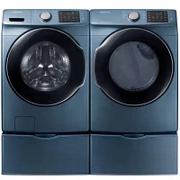 Samsung  4.5-cu ft High-Efficiency Stackable Front-Load Washer with Steam Wash