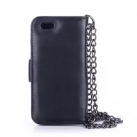 Genuine Leather Phone Case and Wallet Combination with Chain for ﻿iPhone 6S