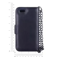 Genuine Leather Phone Case and Wallet Combination with Chain for ﻿iPhone 6 Plus