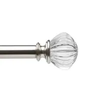 Liz Claiborne Caroline Acrylic 1 Adjustable Curtain Rod