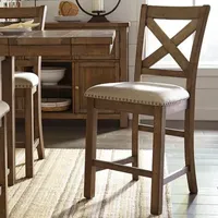 Signature Design by Ashley® Kavarna Set of 2 Upholstered Counter Height Stools