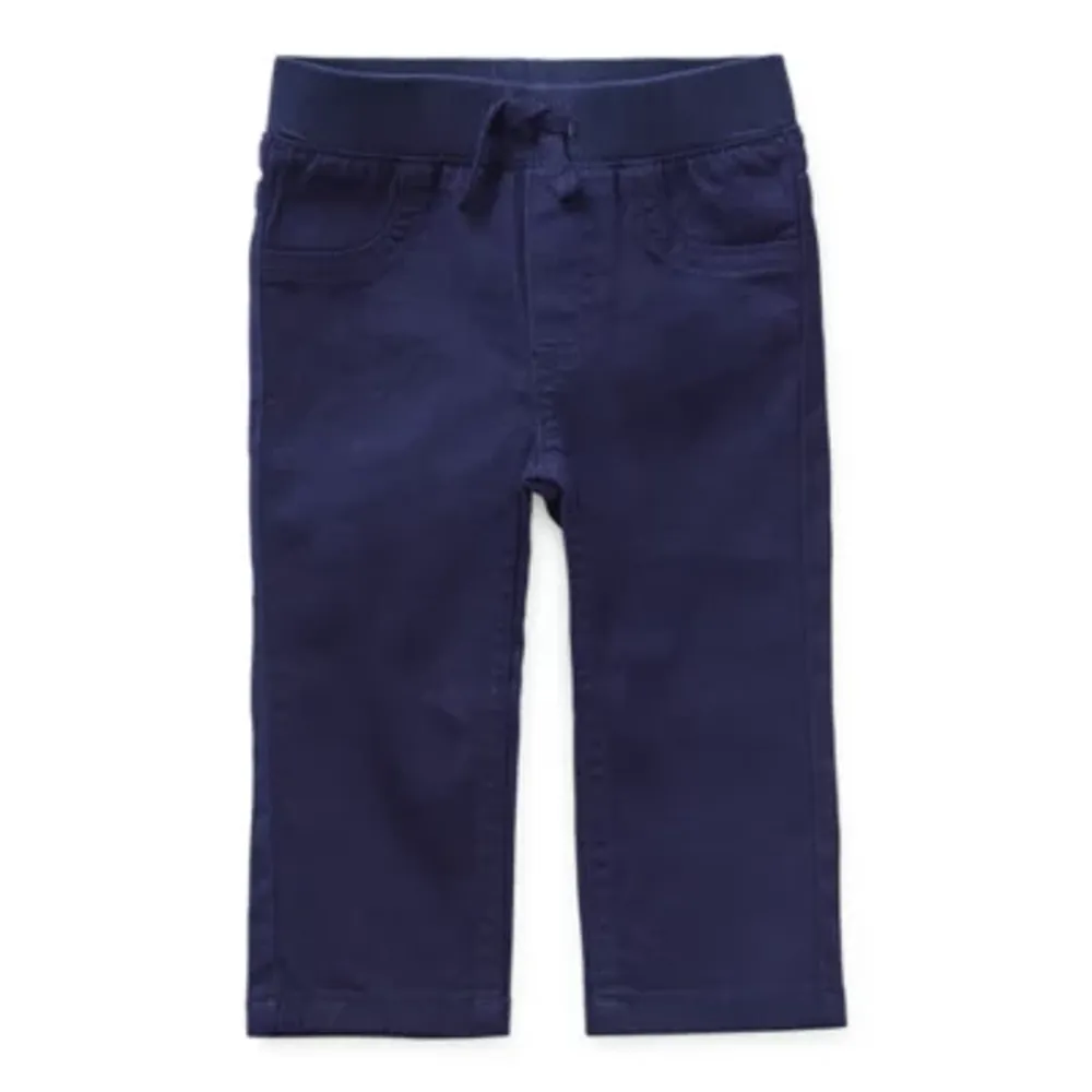 Okie Dokie Baby Boys Cuffed Pull-On Pants