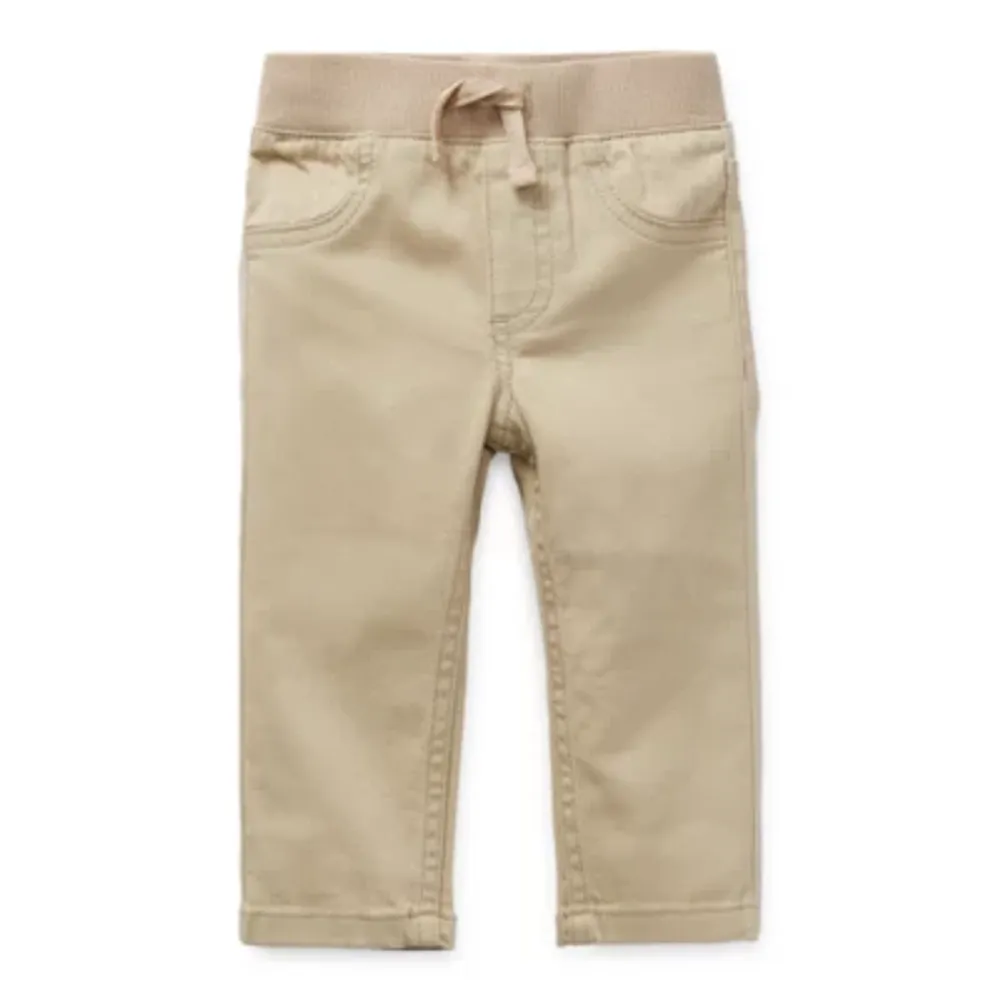 Okie Dokie Baby Boys Cuffed Pull-On Pants