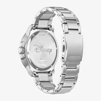 Citizen Mickey Mouse Mickey and Friends Mens Silver Tone Stainless Steel Bracelet Watch Aw1709-54w