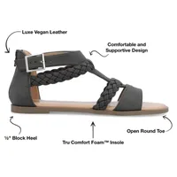 Journee Collection Womens Florence Flat Sandals