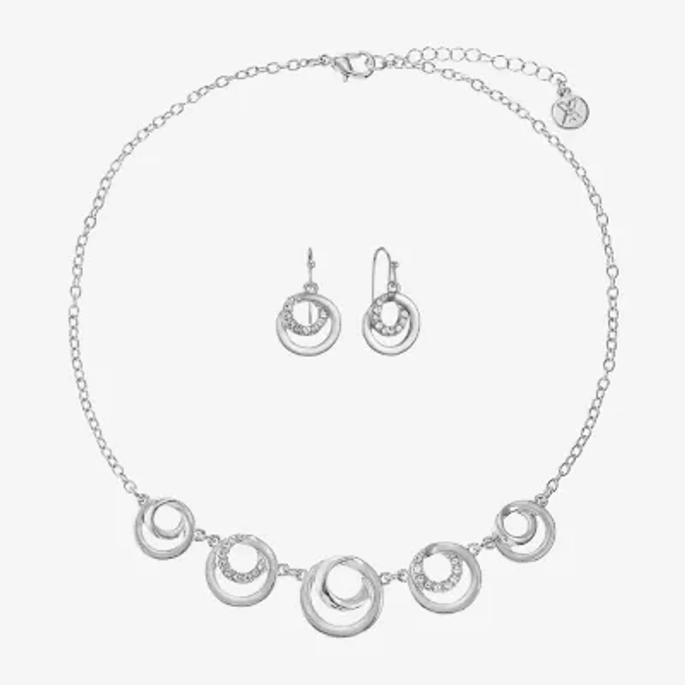 Mixit Collar Necklace & Drop Earrings 2-pc. Round Jewelry Set