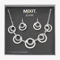 Mixit Collar Necklace & Drop Earrings 2-pc. Round Jewelry Set