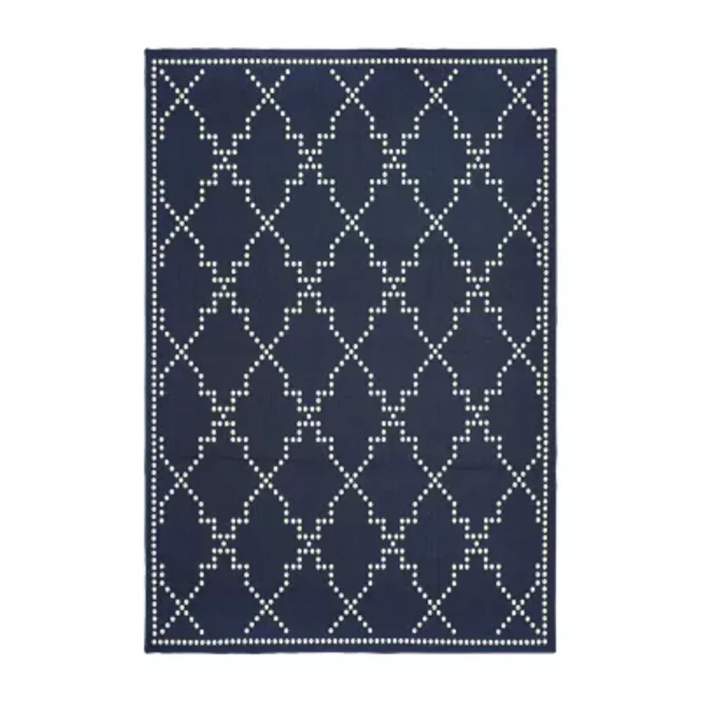 Covington Home Martinique Trellis Indoor Outdoor Rectangular Accent Rug