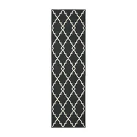 Covington Home Martinique Intricate Trellis 2'3"X7'6" Indoor Outdoor Rectangular Runner