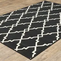 Covington Home Martinique Intricate Trellis Indoor Outdoor Rectangular Accent Rug