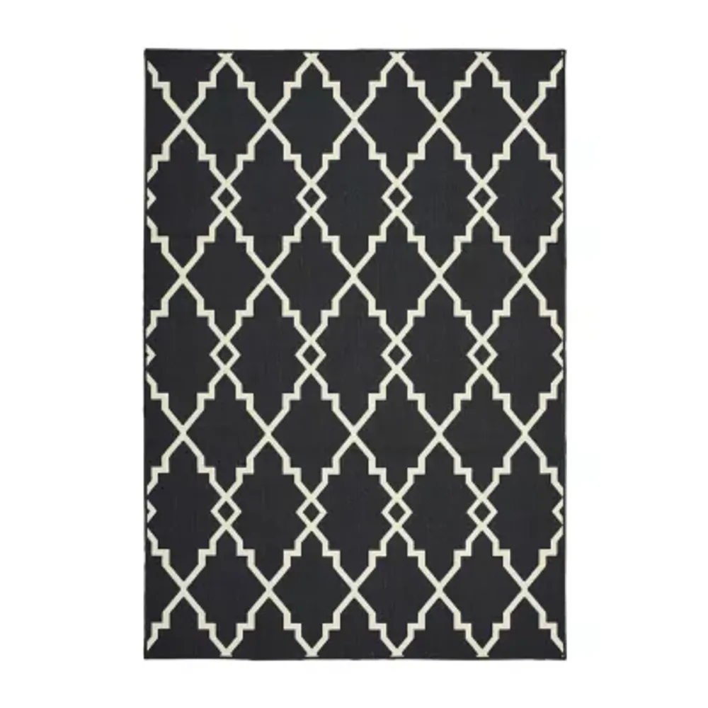 Covington Home Martinique Intricate Trellis Indoor Outdoor Rectangular Accent Rug