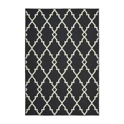 Covington Home Martinique Intricate Trellis Indoor Outdoor Rectangular Accent Rug